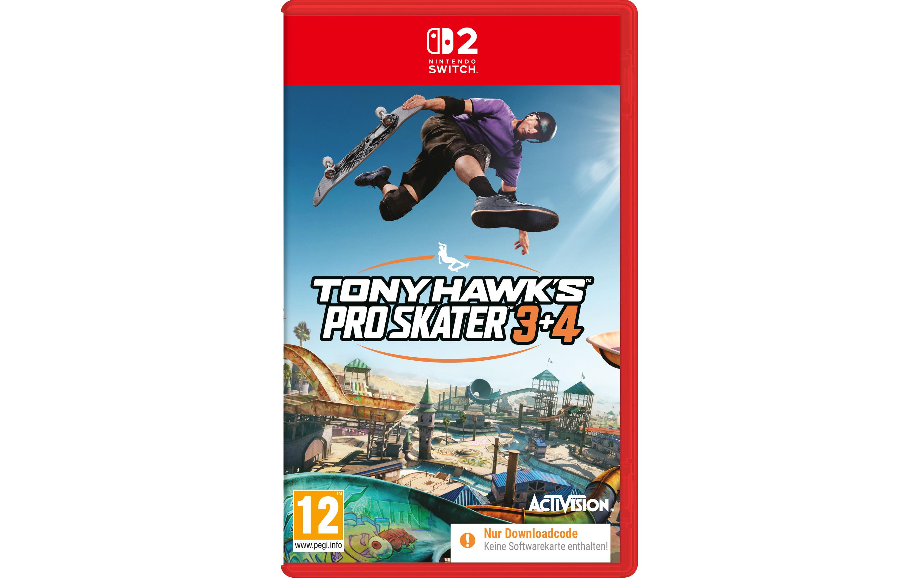 Tony Hawk's Pro Skater 3 und 4 Code in a BoxSport Spiel für Switch 2