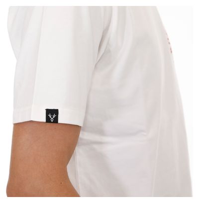 T-Shirt LeBram Born To Ride Blanc