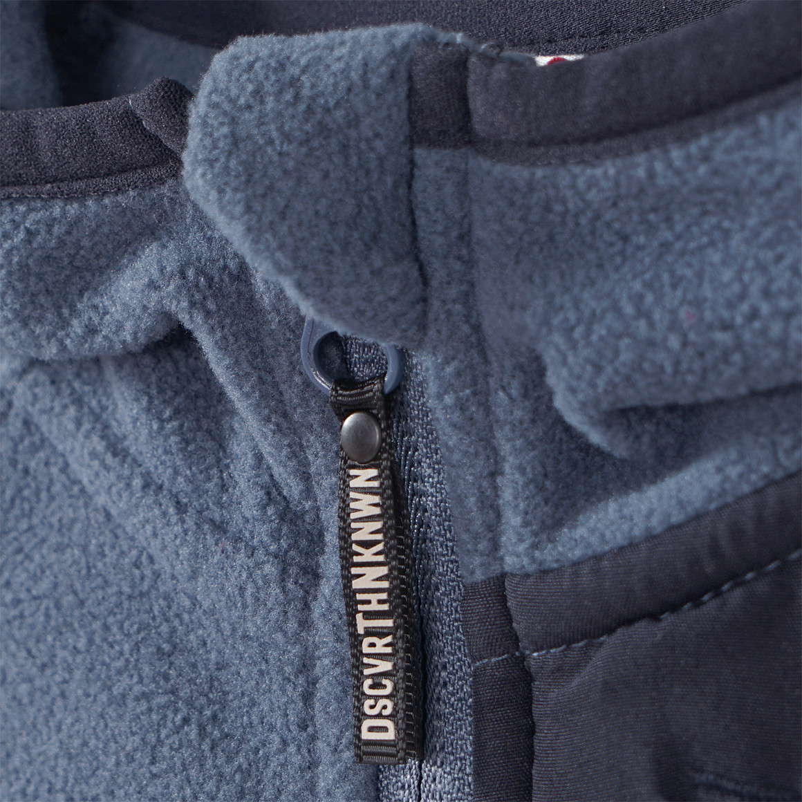 Topolino Kinder Fleecejacke mit Kapuze blau