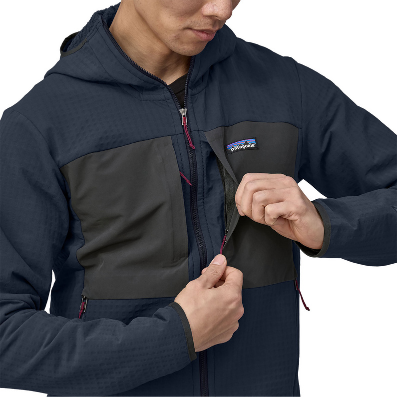 Patagonia Herren R2 TechFace Hoodie Jacke