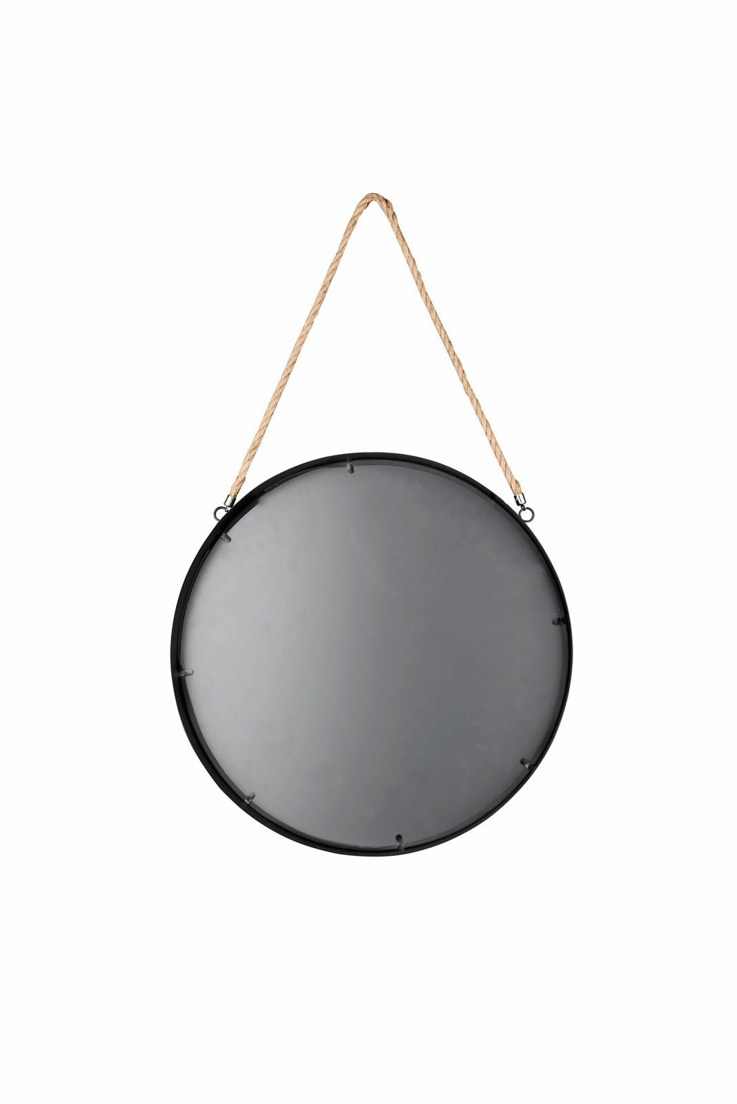 Dekospiegel Nina Metall Schwarz 40x40x2 cm