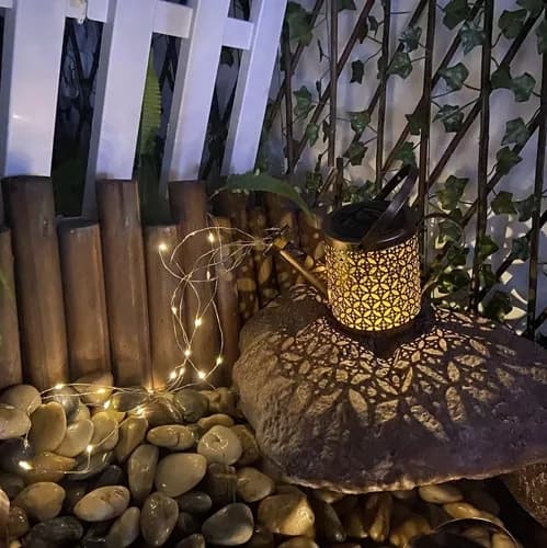 Lyslykt Vannkanne med LED – Hagebelysning