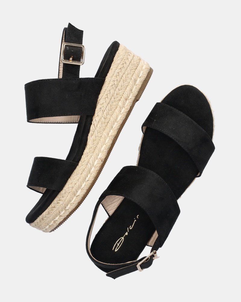 Dolcis Sandalen  - zwart