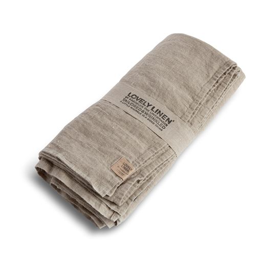 Lovely Linen Dug, Natural, 145x250 cm