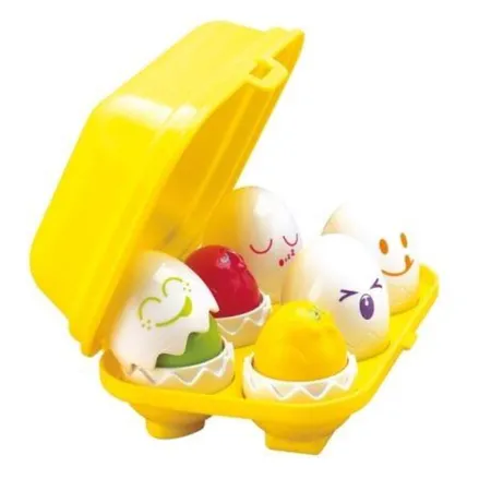 Tomy Versteck und Quieck Eier, sortiert