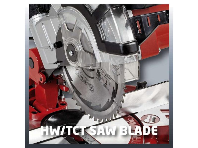 Einhell Kapp- und Gehrungssäge TC-MS 2112 Leistungsstarke Tischsäge mit staubgekapseltem Motor