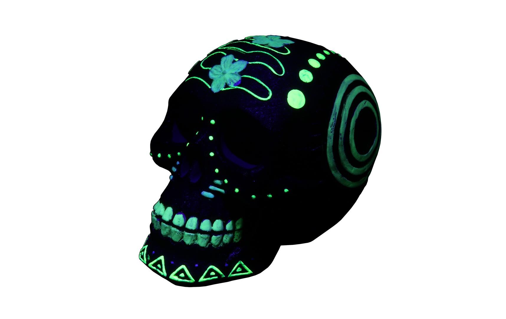Dekoration Skull 4, 16.7 x 11.7 x 13.2 cmSchädel Dia de los muertos