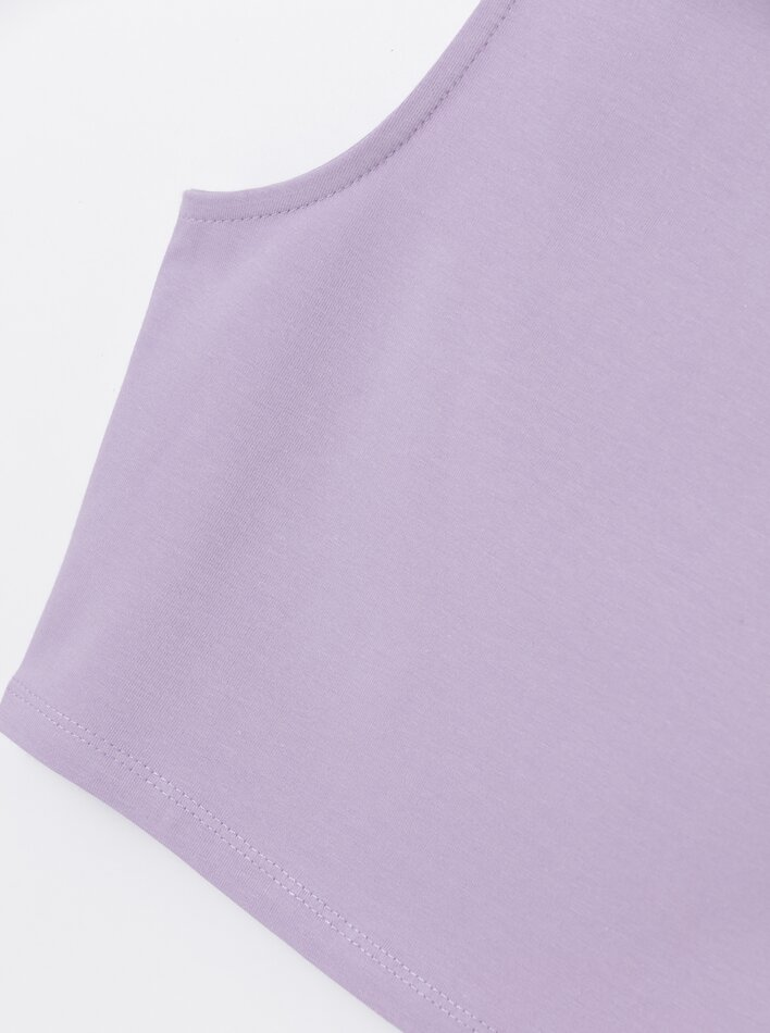 Blusa sem mangas - Malva Claro