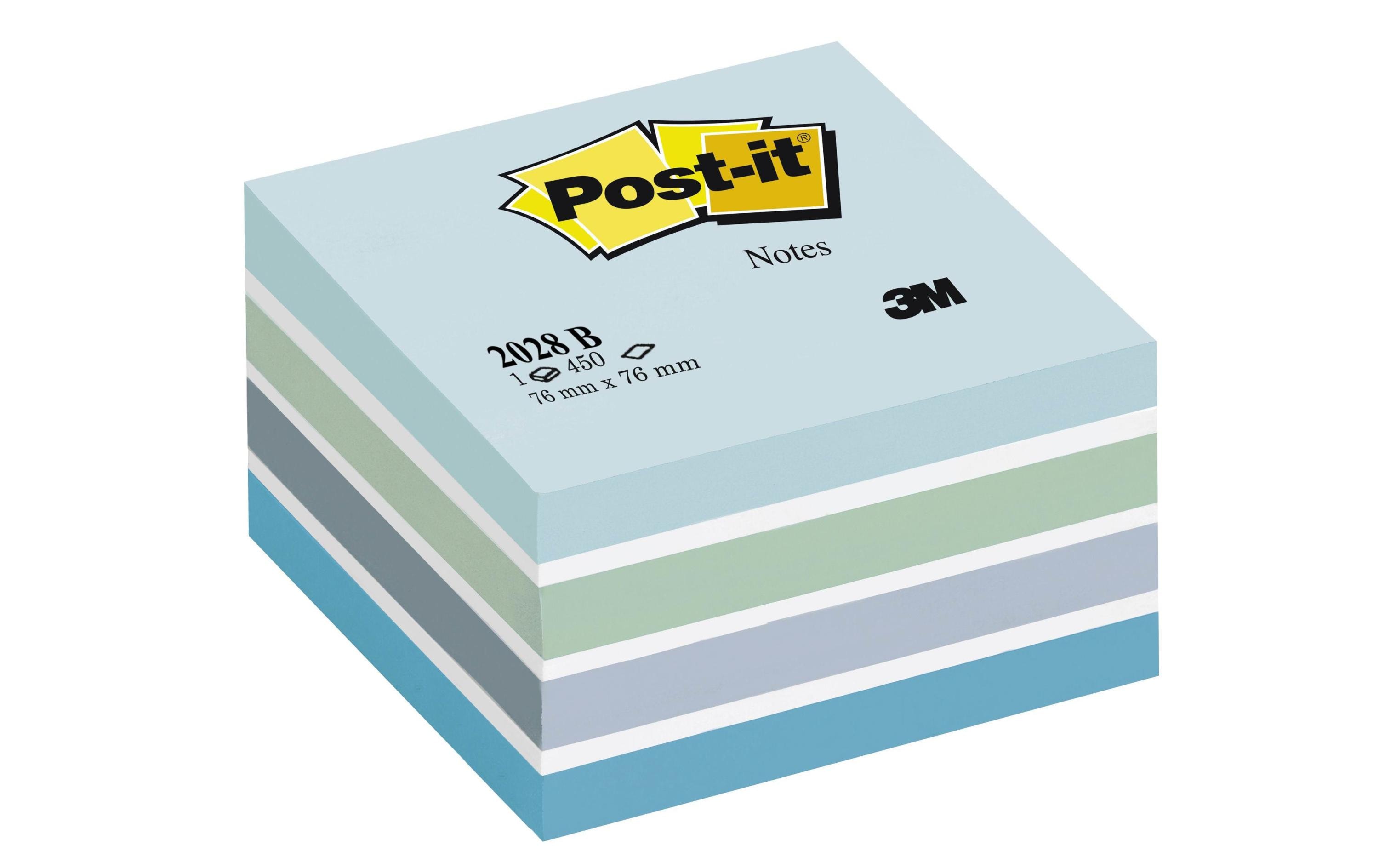 Notizzettel Post-it 7,6 x 7,6 cm Würfel FarbigFür alle Gelegenheiten