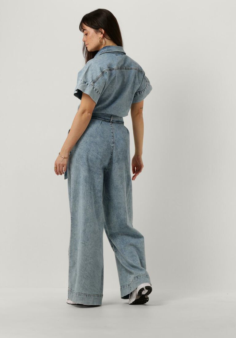 LOLLYS LAUNDRY blauwe lollys laundry jumpsuit mathildell jumpsuit ss