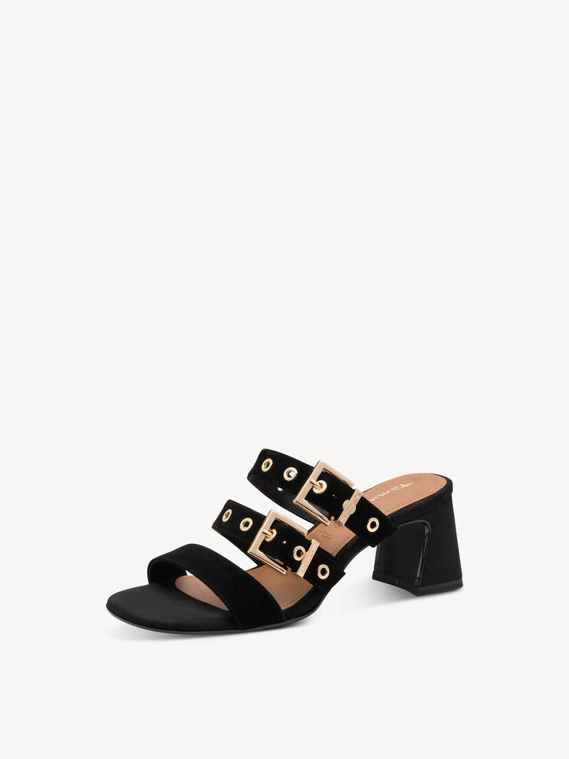 Leren Slipper - zwart