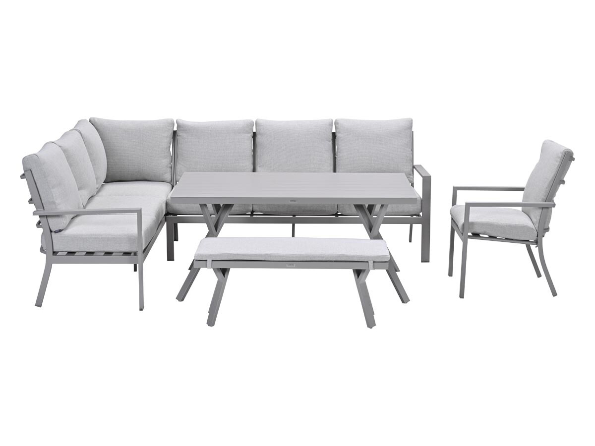 Garden Impressions Senja 5-delige lounge-diningset
