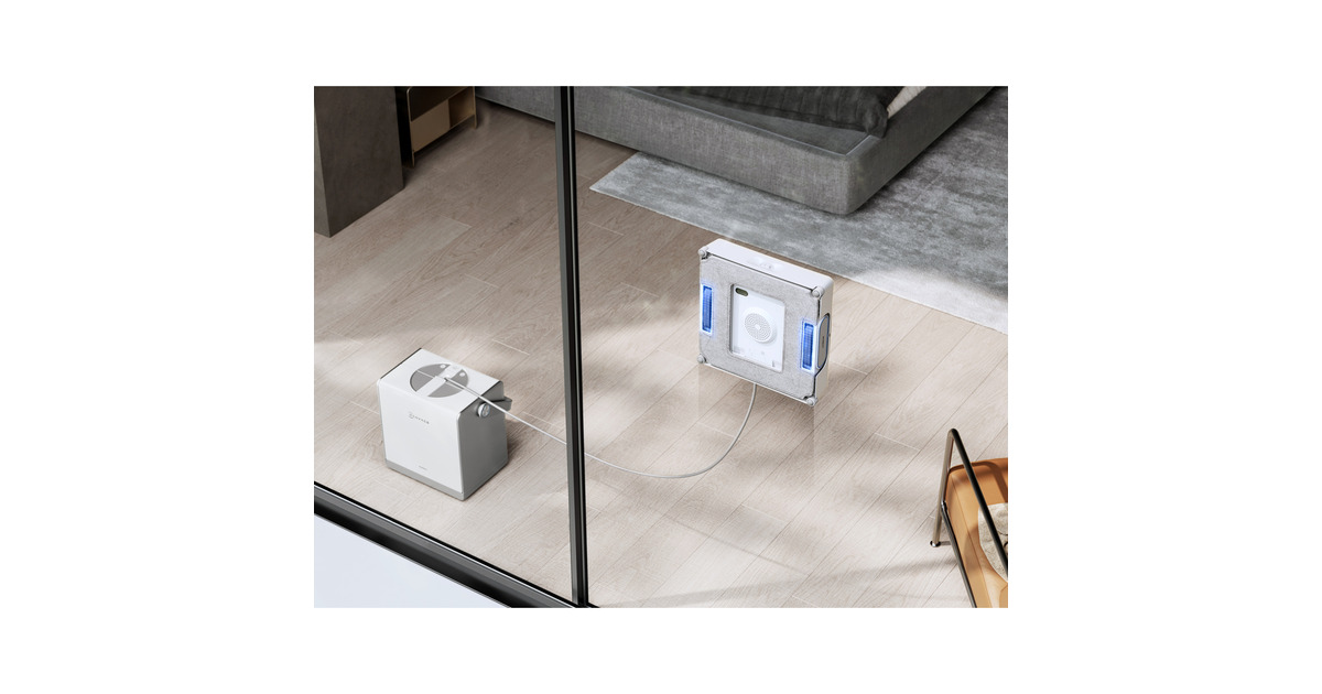 ECOVACSWINBOT W2 PRO OMNI raamreiniger  (Wit, 126 watt, met draagbaar dockingstation)