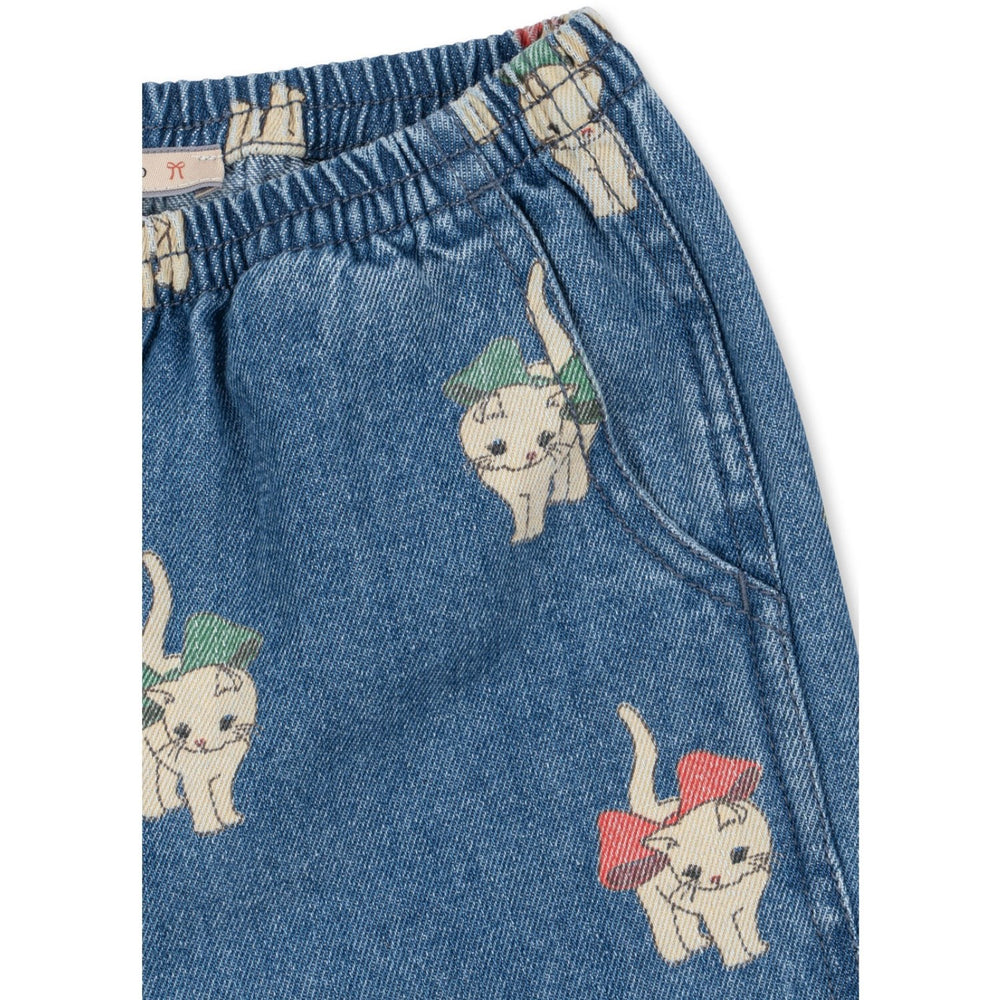Køb Konges Sløjd Bow Kitty Denim Magot Slit Bukser GOTS