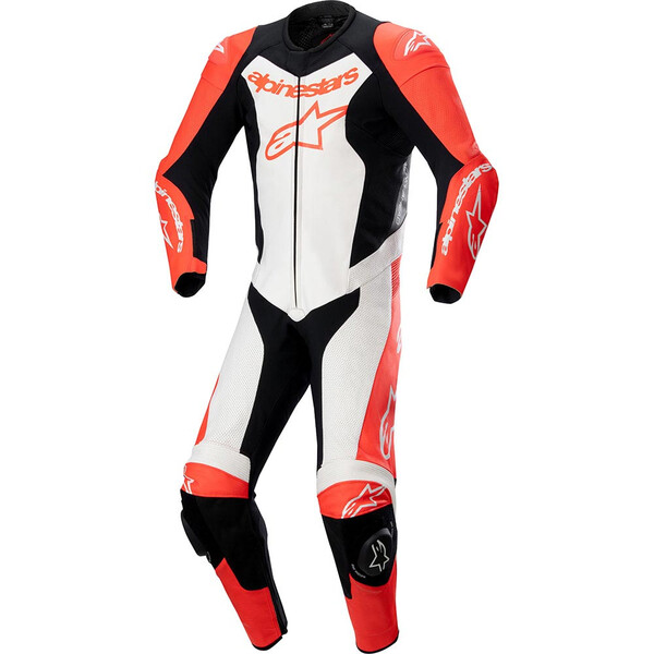 Alpinestars - Combinaison GP Force Lurv - 1 pièce Rouge fluo / Blanc / Noir