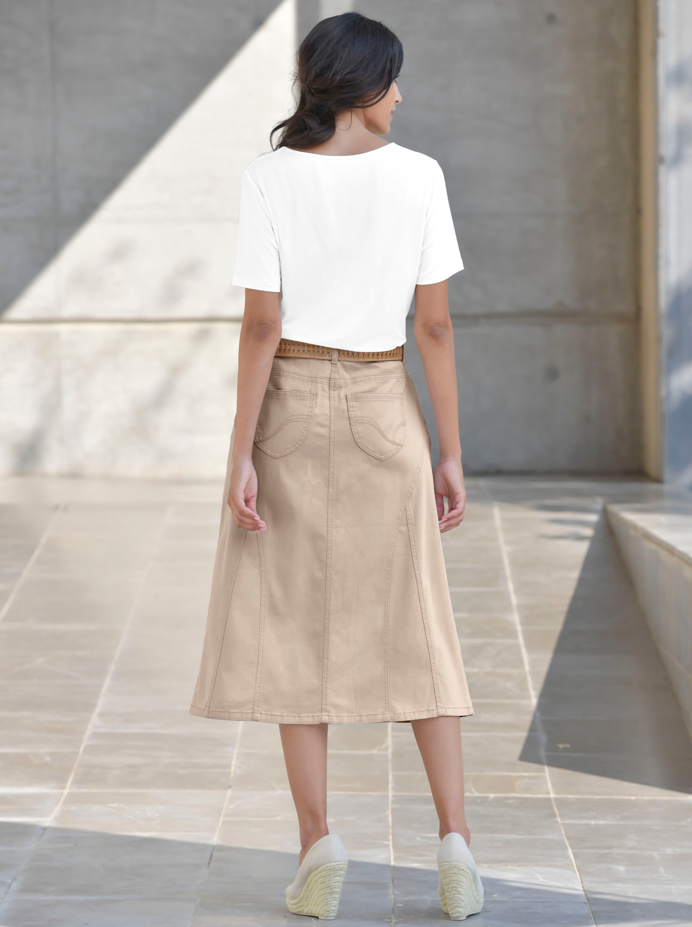 Sommerrock in beige