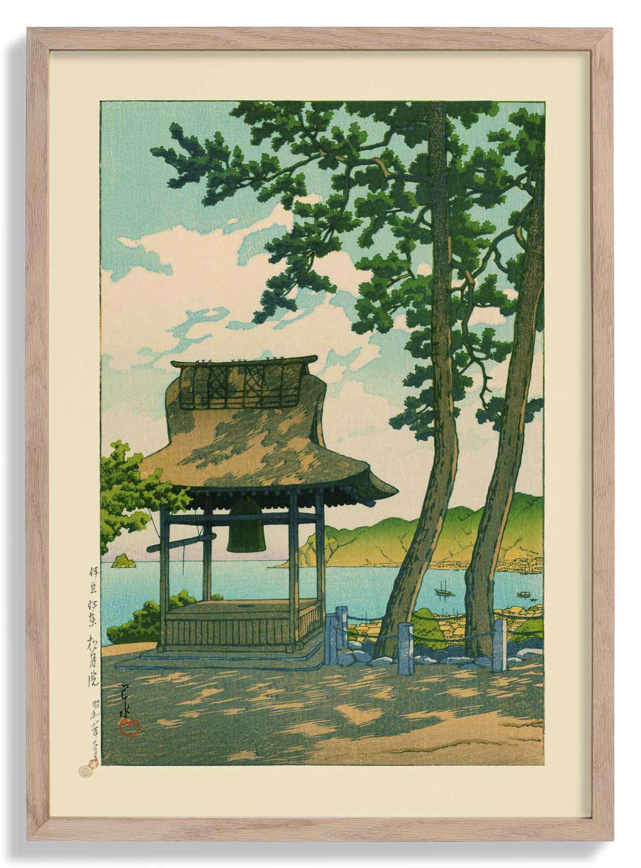 Shogetsuin-Tempel, Ito Kunstdruck von Hasui