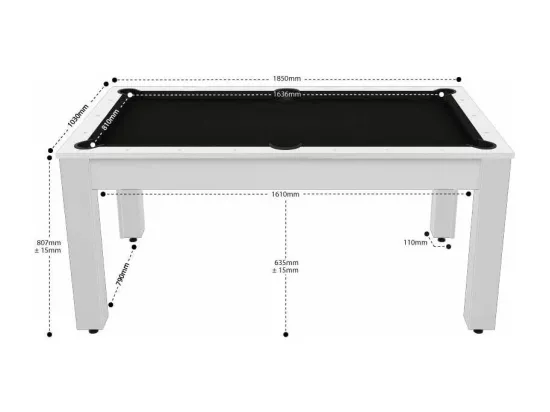 Table de Billard Convertible 