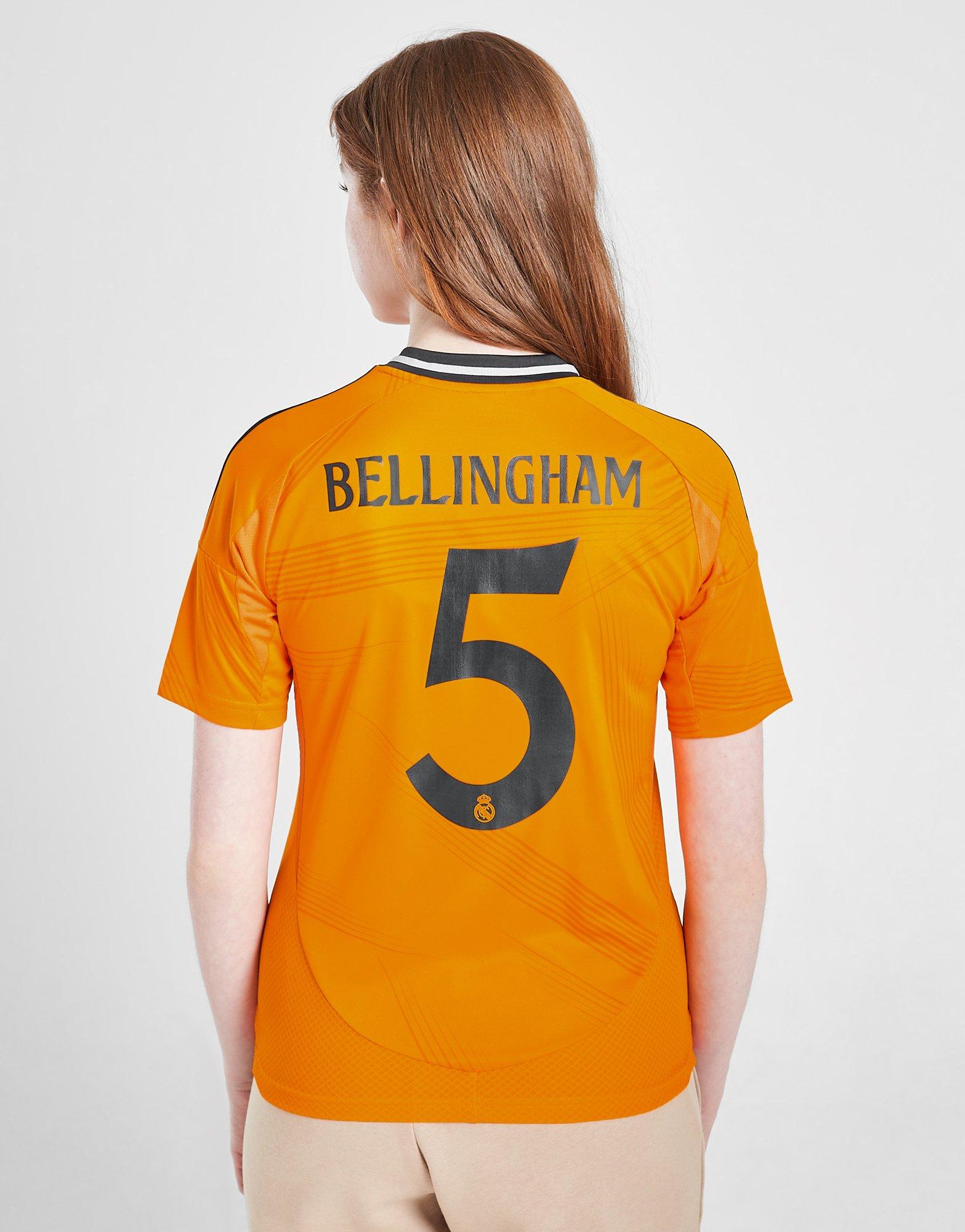 adidas Maillot Real Madrid 24/25 Bellingham #5 Extérieur Junior