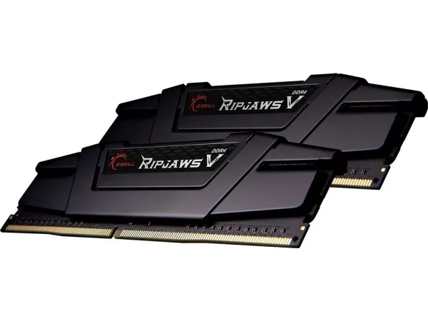 G.Skill Ripjaws V - DDR4 - sæt - 64 GB: 2 x 32 GB - DIMM 288-PIN - 3600 MHz / PC4-28800 - CL16 - 1.45 V - ikke bufferet - ikke-ECC - klassisk sort