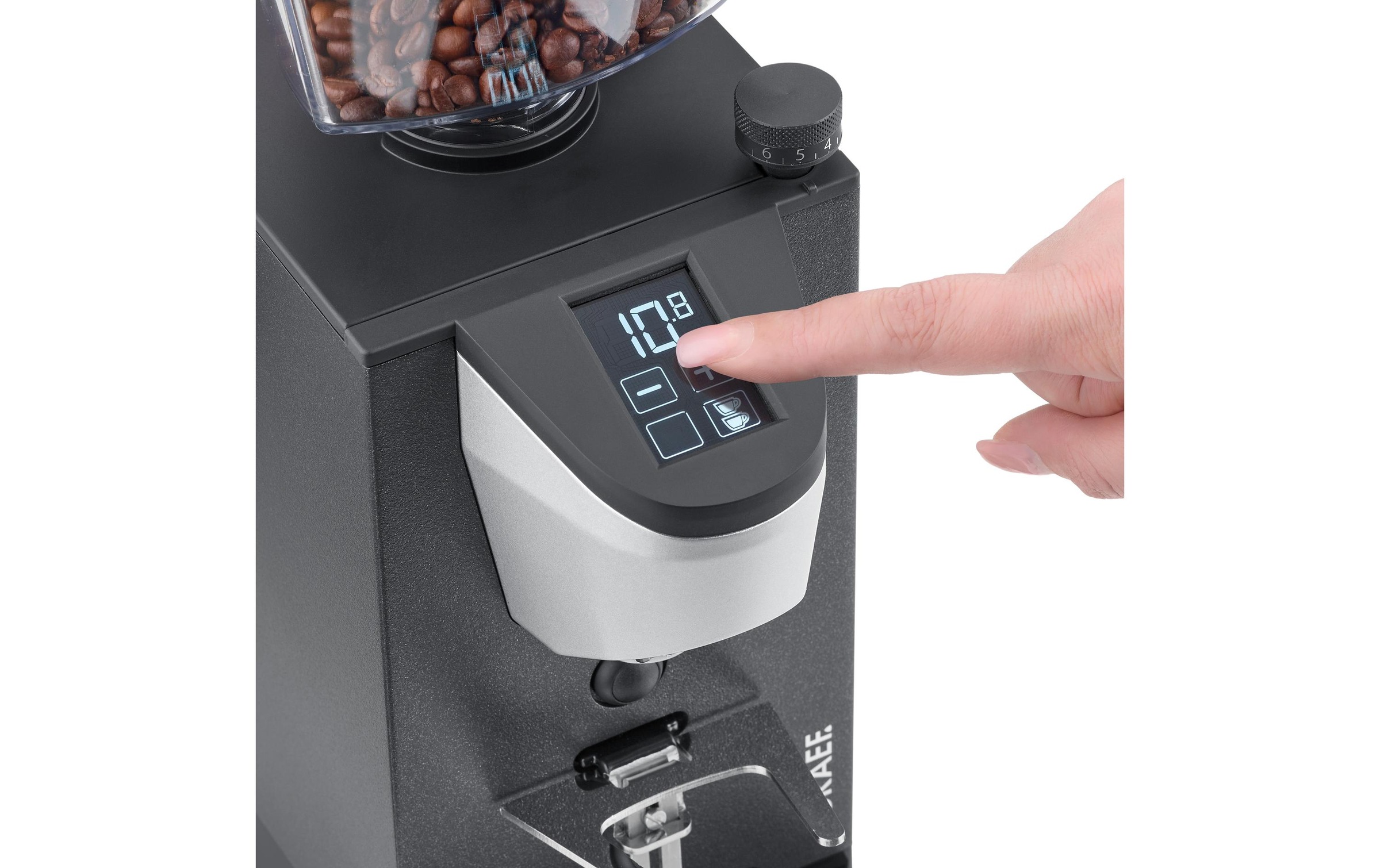 Graef Kaffeemühle »CM1116 Grau« 310 W Ausstattung: Touchdisplay, Timer, Einstellbarer Mahlgrad
