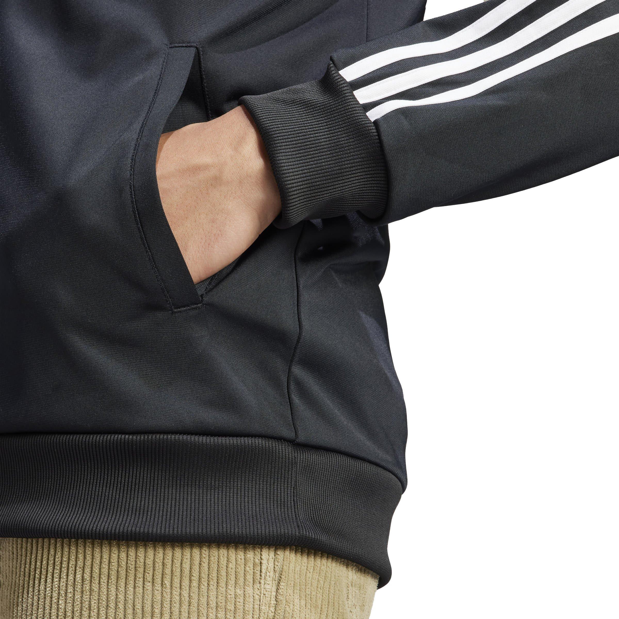adidas Essentials Woven 3 Stripes Track Jacket Mens