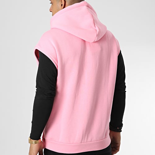 Sweat Capuche Sans Manches KL-2100 Rose