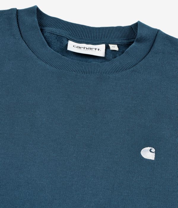 Carhartt WIP W' Casey Sweatshirt women (duck blue silver)