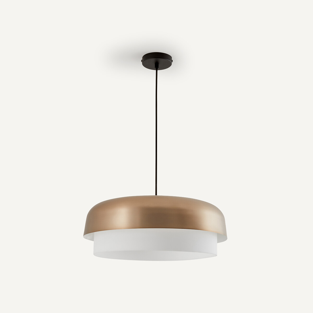 AM.PM<br>Luminária pendente metálica com acabamento em mocha, Clepsos