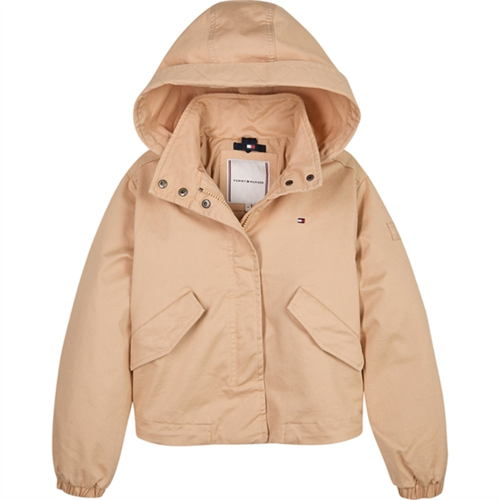 Cotton Parka Jakke Trench - Tommy Hilfiger