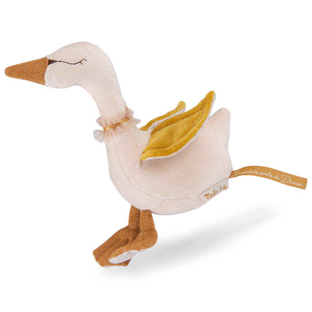 Moulin roty knuffelzwaan rammelaar - goud