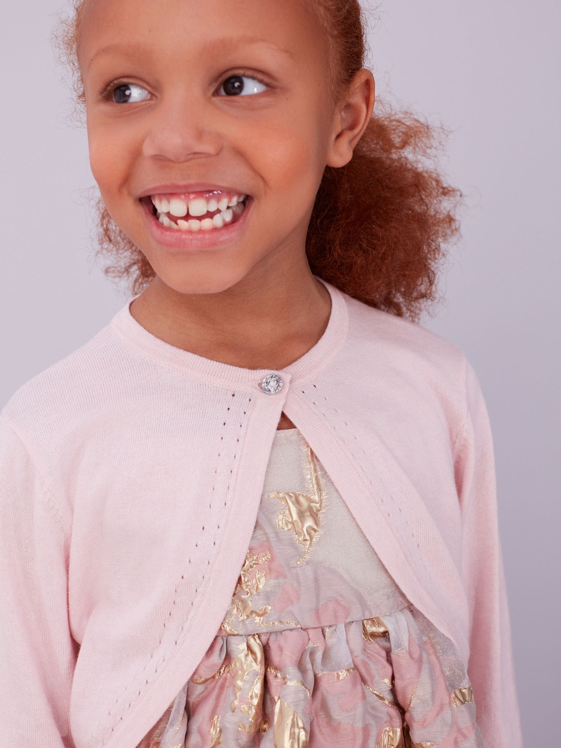 Roze - Gelegenheidsvest met bolero (3 mnd- 16 jr)