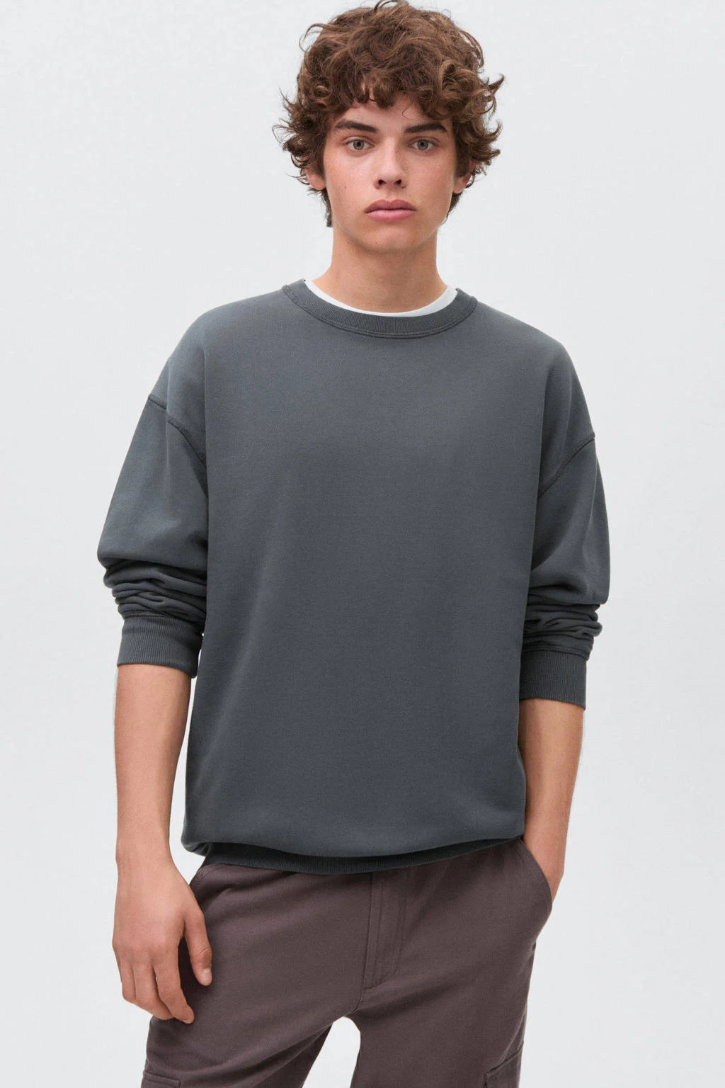MANGO TEEN sweater antraciet