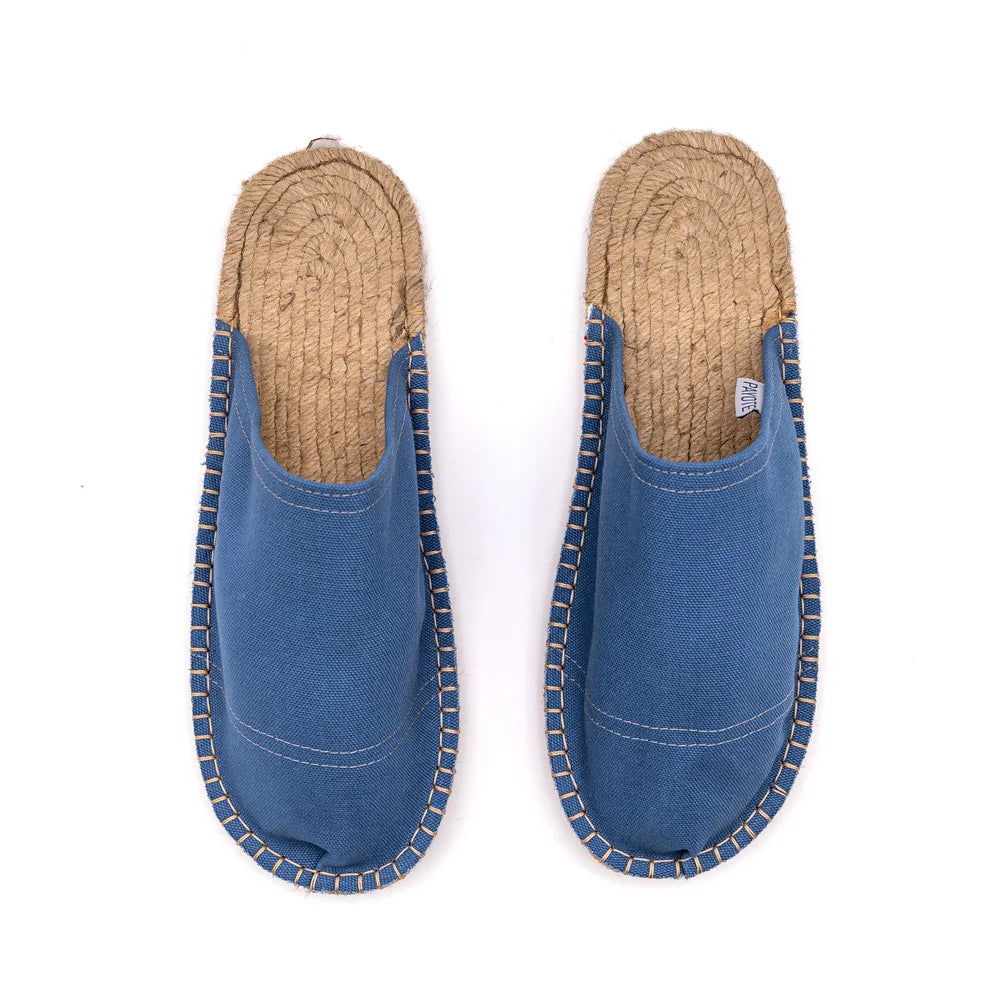 Mule Espadrille Bleu Jeans