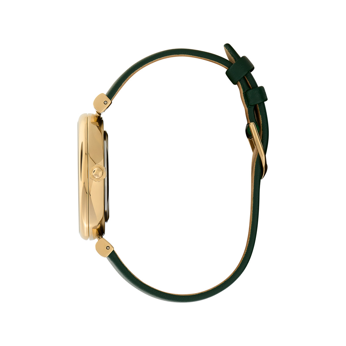 Montre OLIVIA BURTON dogwood femme analogique, bracelet cuir vert