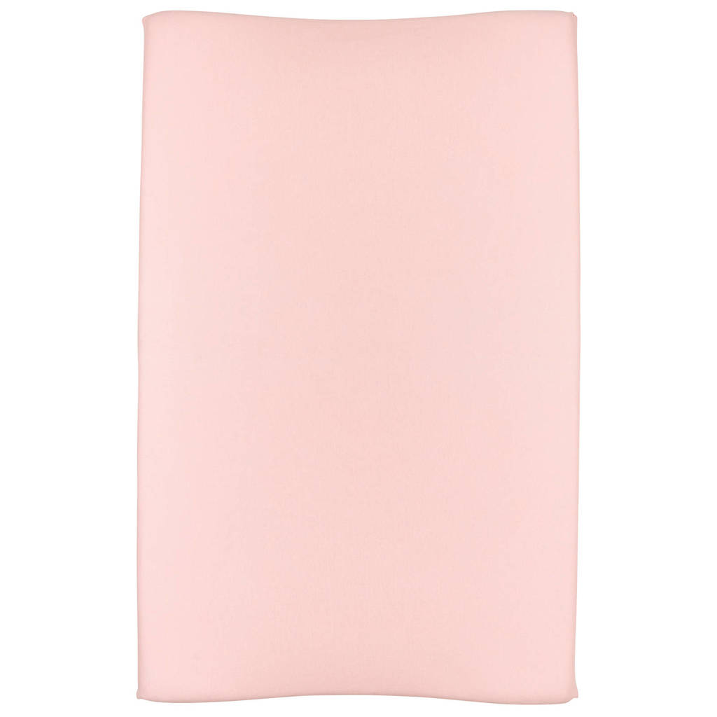 aankleedkussenhoes Basic jersey lichtroze