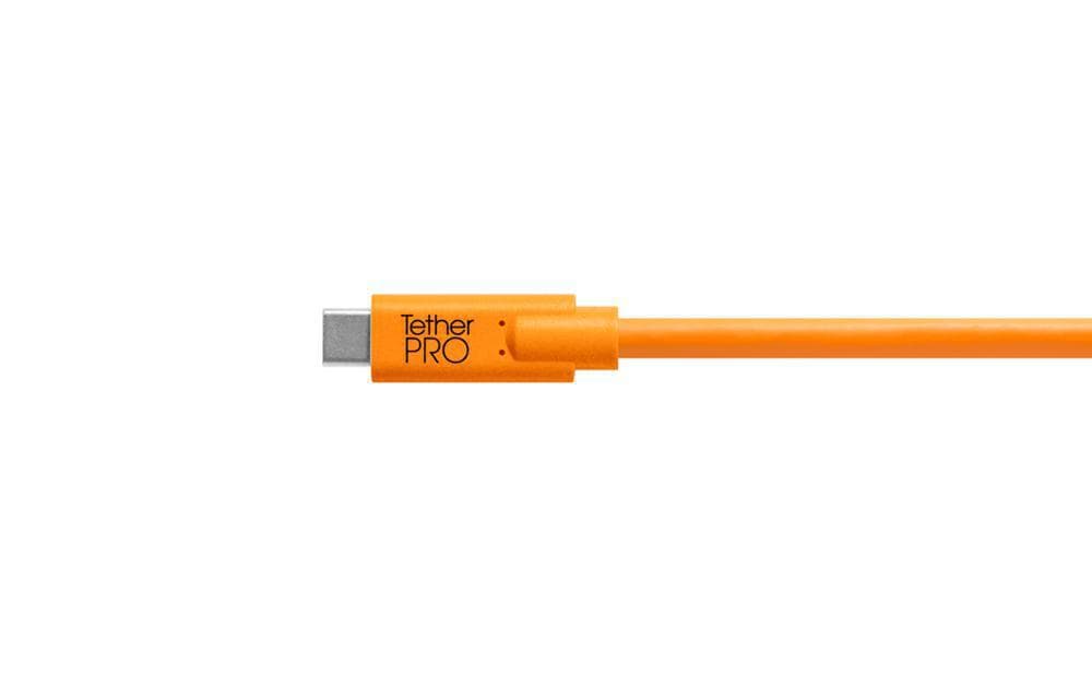 Kabel USB-C 3.0 Micro-B Right Angle 4.6 Meter – orangeRechtwinkliges USB-C zu 3.0 Micro-USB Kabel