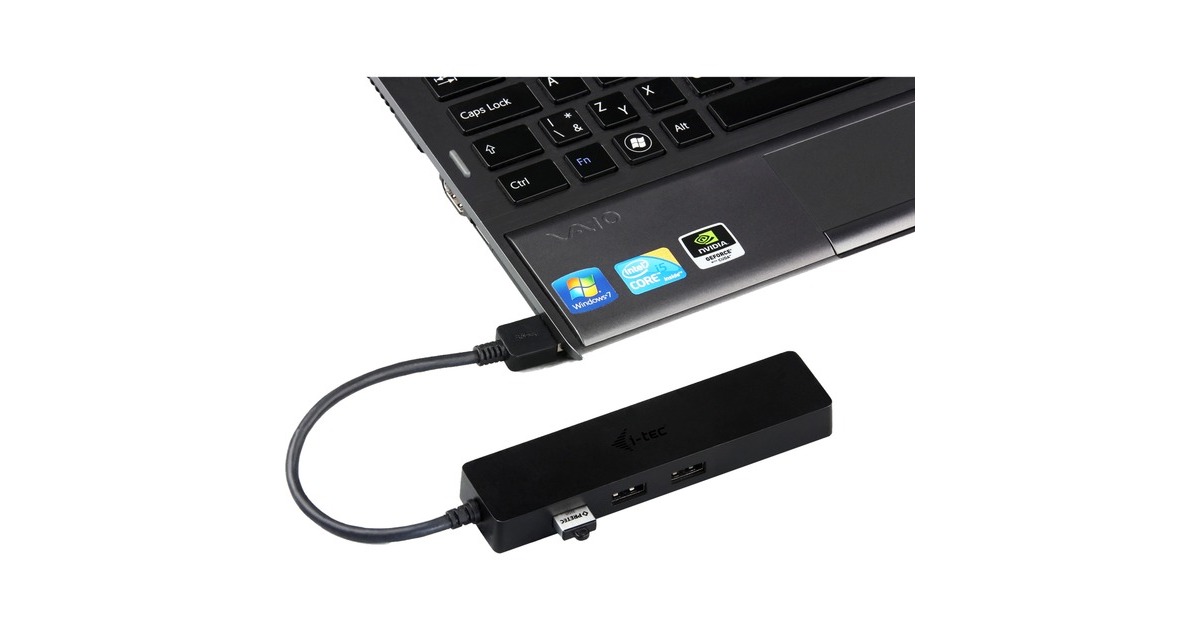 i-tec3-Port USB 3.0 Slim + Gigabit LAN usb-hub