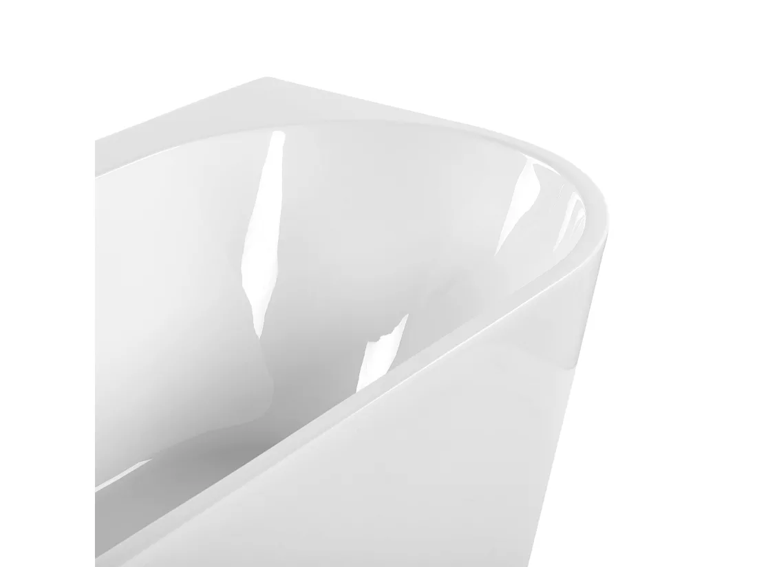 Baignoire semi-îlot blanche 170 x 80 cm HARVEY