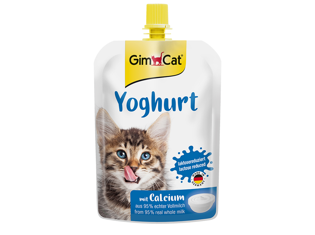 SNACK LÍQUIDO PARA GATO GIMCAT IOGURTE 150G