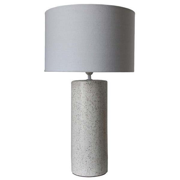 Lampe de bureau 25w lin blanc multicouleur 220 v 50 w dolomite (28 x 28 x 50 cm)