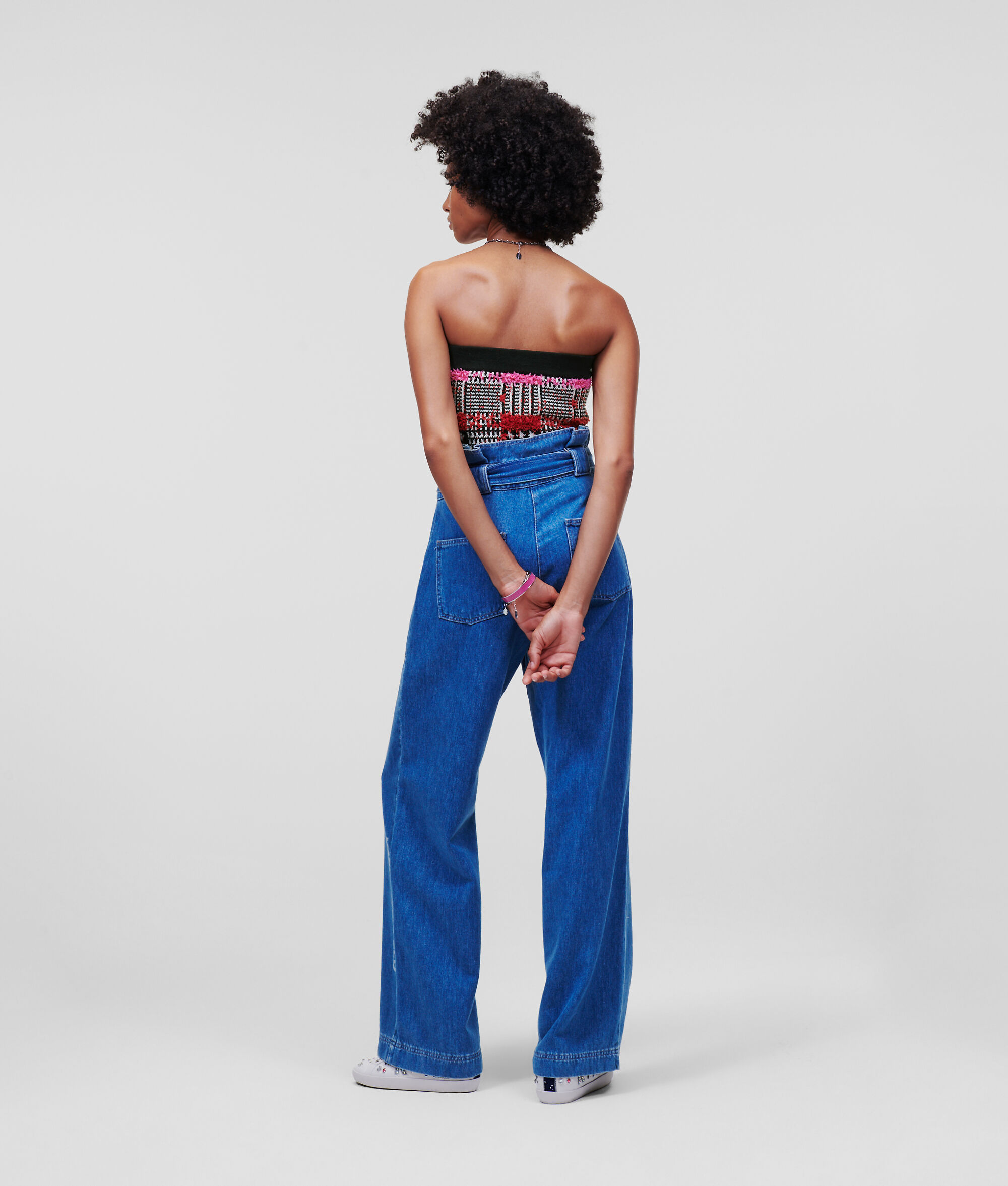 BUSTIER TUBULAIRE EN BOUCLÉ