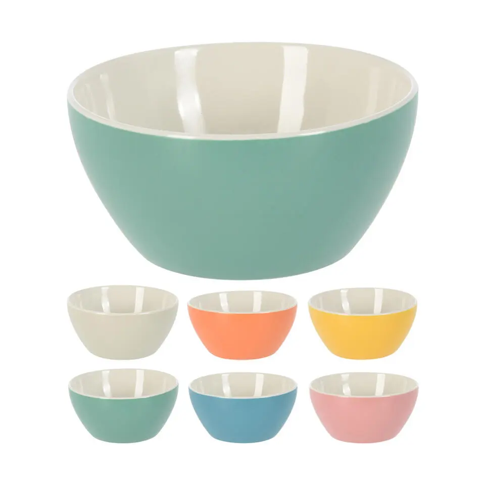 Excellent Houseware kommen/schaaltjes - D14 x H6.5 cm - groen