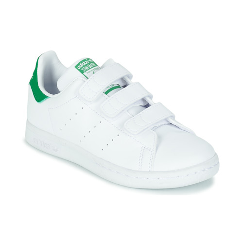 adidas Originals - STAN SMITH CF C ECO-RESPONSABLE - Blanc / vert VEGAN