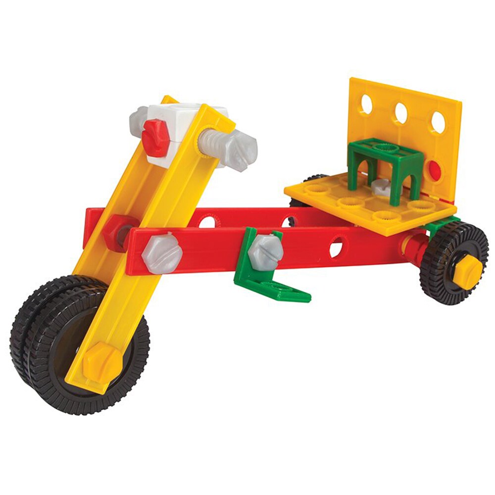 Pilsan 03200 Bau Mini Modell 128 Teile Metall Konstruktionsspielzeug, ab 3 Jahre bunt