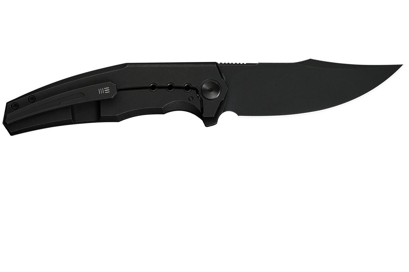 WE Knife Kyklos WE23086-1 Blackwashed M390, Black Titanium, zakmes