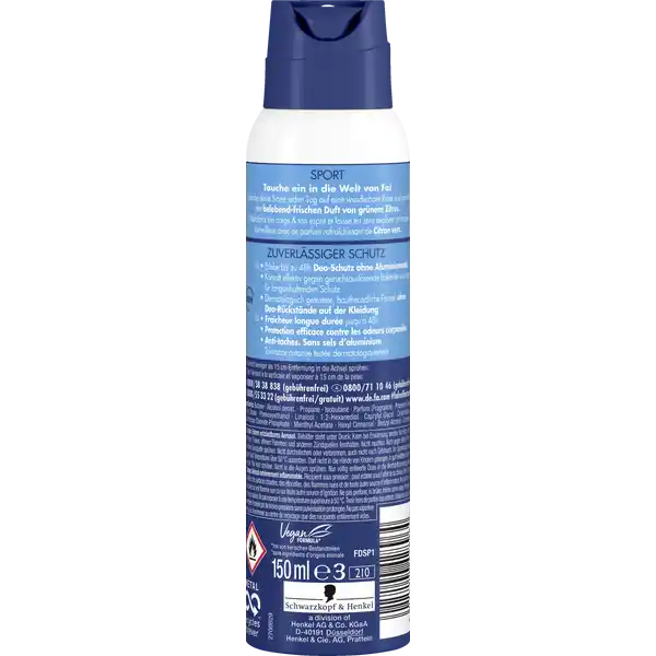 Deospray Sport 150ml