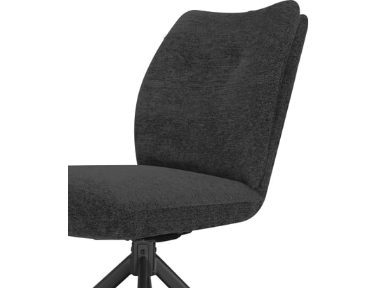 CONCEPT1 - Chaise Lot de 2C. Peter pivotante gris Anthracite