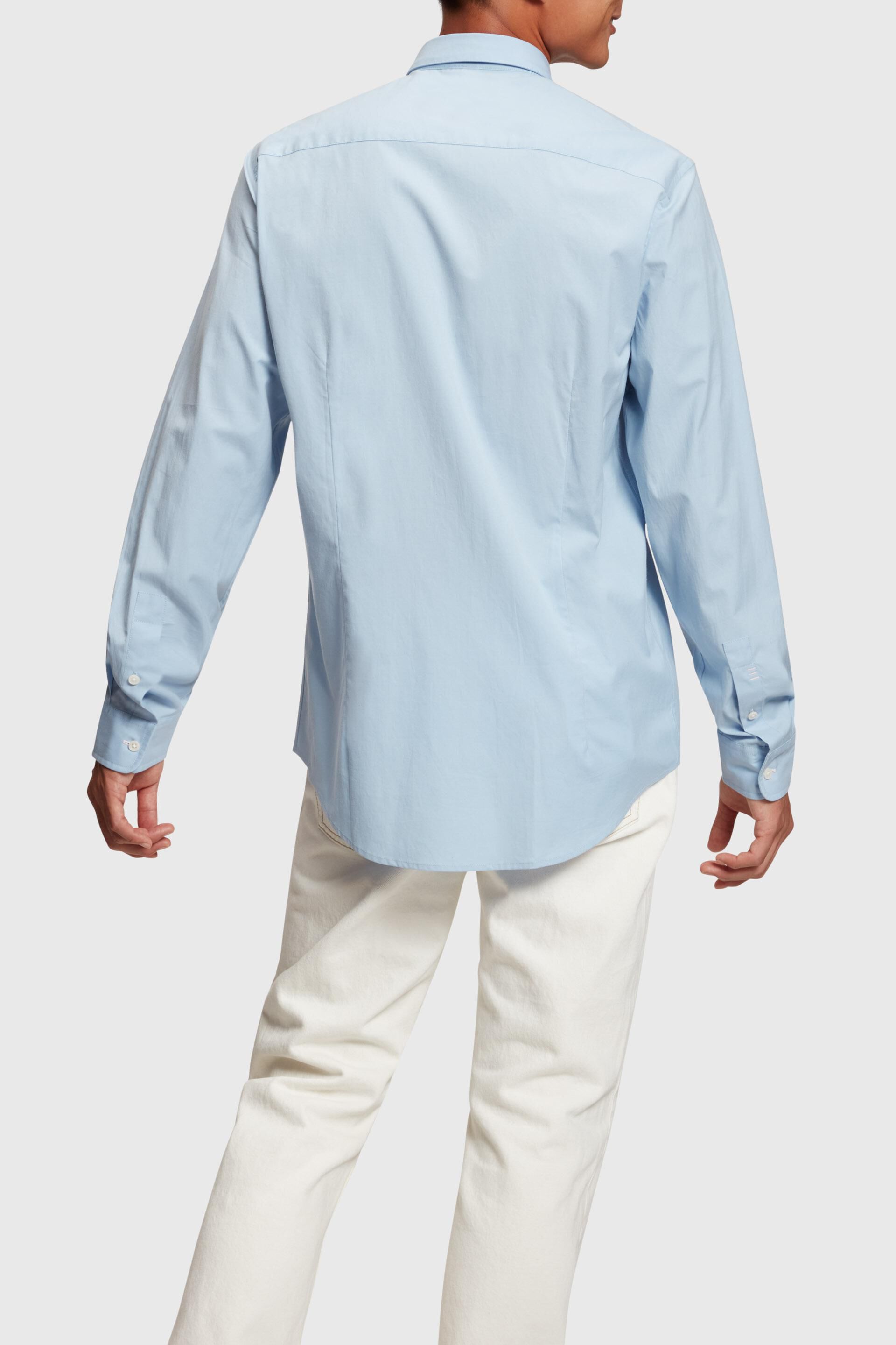Chemise en popeline Slim Fit à badge dauphin