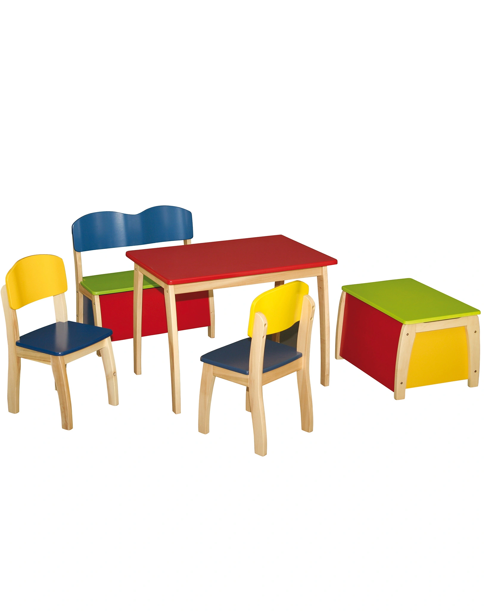 Kindertisch 76 x 52 cm (Farbe: rot)